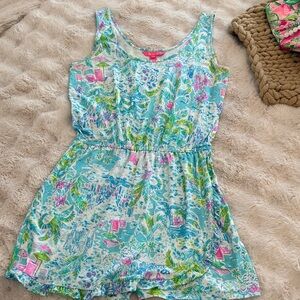 Lilly Pulitzer Romper Large EUC